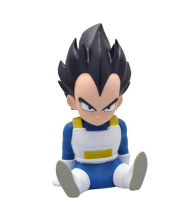 VEGETA SENTADO CHIBI HUCHA 15 CM PVC DRAGON BALL