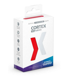 ULTIMATE GUARD - CORTEX SLEEVES STANDARD SIZE MATTE RED (100)