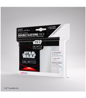 STAR WARS UNLIMITED RED SPACE ART SLEEVES DOUBLE
