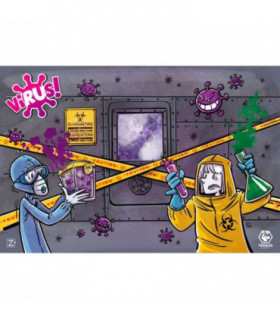 TAPETE DE JUEGO DE NEOPRENO VIRUS (60 X 90 CM)