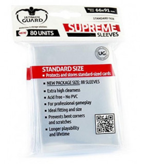 FUNDAS ULTIMATE GUARD SUPREME ESTANDAR - TAMAÑO 66X91