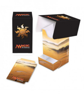 ULTRA PRO: FULL VIEW DECK BOX WITH TRAY: MAGIC MANA 5- PLAINS