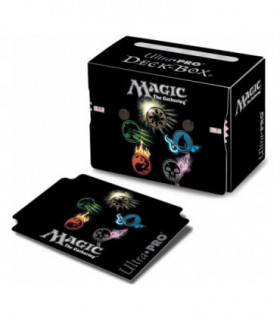 DECKBOX MANA SYMBOLS BLACK (INCLUDING LIFE COUNTER)