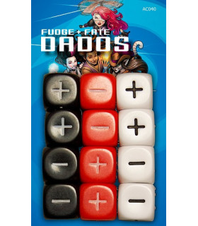 PACK DADOS FUDGE FATE (12)