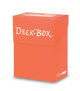 Ultra Pro - Deck Box Solid Naranja Peach
