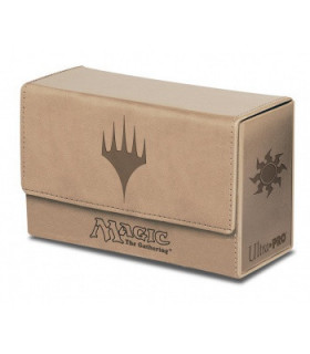 Ultra Pro - Dual Mana Flip Deck Box Matte Blanco