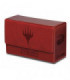 Ultra Pro - Dual Mana Flip Deck Box Matte Rojo