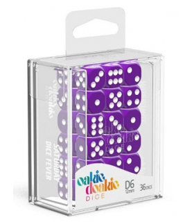 OAKIE DOAKIE DADOS D6 12MM SOLID - PURPURA (36)