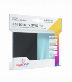 PRIME DOUBLE SLEEVING PACK (80) Negro Español