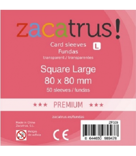ZACATRUS! SQUARE L PREMIUM 80X80 MM (50)