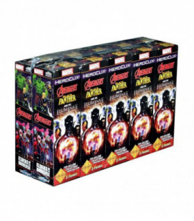 MARVEL HEROCLIX: BLACK PANTHER AVENGERS Y ILLUMINATI BOOSTER BRICK