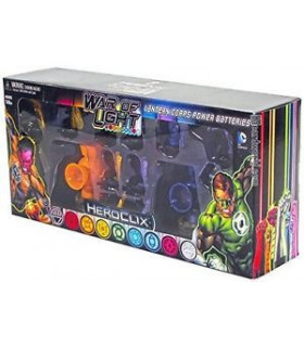 HEROCLIX: WAR OF LIGHT, LANTERN CORPS POWER BATTERIES (NARANJA/MORADO)